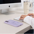 Tech-Protect BasicMag MagSafe iPhone 17 dėklas - Mat purpurinė -- iPhone 17