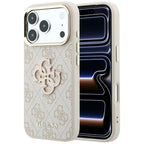 Dėklas Guess 4G & Big Resin Logo skirtas iPhone 17 Pro Max / 18 Pro Max - Rožinė -- iPhone 17 Pro Max / iPhone 18 Pro Max