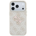 Dėklas Guess 4G & Big Resin Logo skirtas iPhone 17 Pro Max / 18 Pro Max - Rožinė -- iPhone 17 Pro Max / iPhone 18 Pro Max