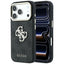 Guess 4G & Big Strass Logo dėklas iPhone 17 Pro Max / 18 Pro Max - Juoda -- iPhone 17 Pro Max / iPhone 18 Pro Max