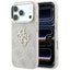 Guess 4G & Big Strass Logo dėklas iPhone 17 Pro / 18 Pro - Rožinis -- iPhone 17 Pro / iPhone 18 Pro