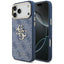 Guess 4G Big 4G Classic Logo dėklas iPhone 18 Pro Max / 17 Pro Max - Mėlynas ir auksinis -- iPhone 18 Pro Max / iPhone 17...