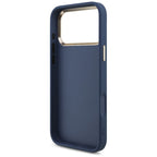 Guess 4G Big 4G Classic Logo dėklas iPhone 18 Pro Max / 17 Pro Max - Mėlynas ir auksinis -- iPhone 18 Pro Max / iPhone 17...