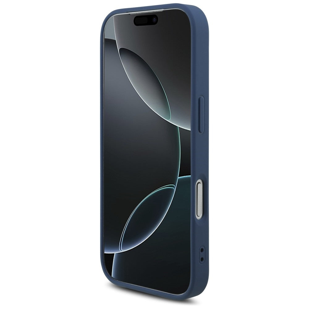 Guess 4G Big Logo dėklas iPhone 17 Pro / 18 Pro - Mėlynas -- iPhone 17 Pro / iPhone 18 Pro