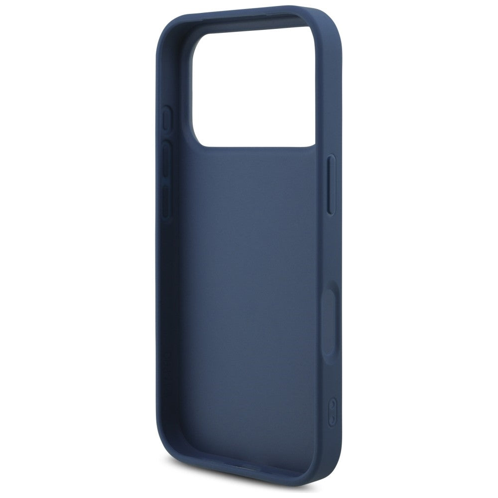 Guess 4G Big Logo dėklas iPhone 17 Pro / 18 Pro - Mėlynas -- iPhone 17 Pro / iPhone 18 Pro