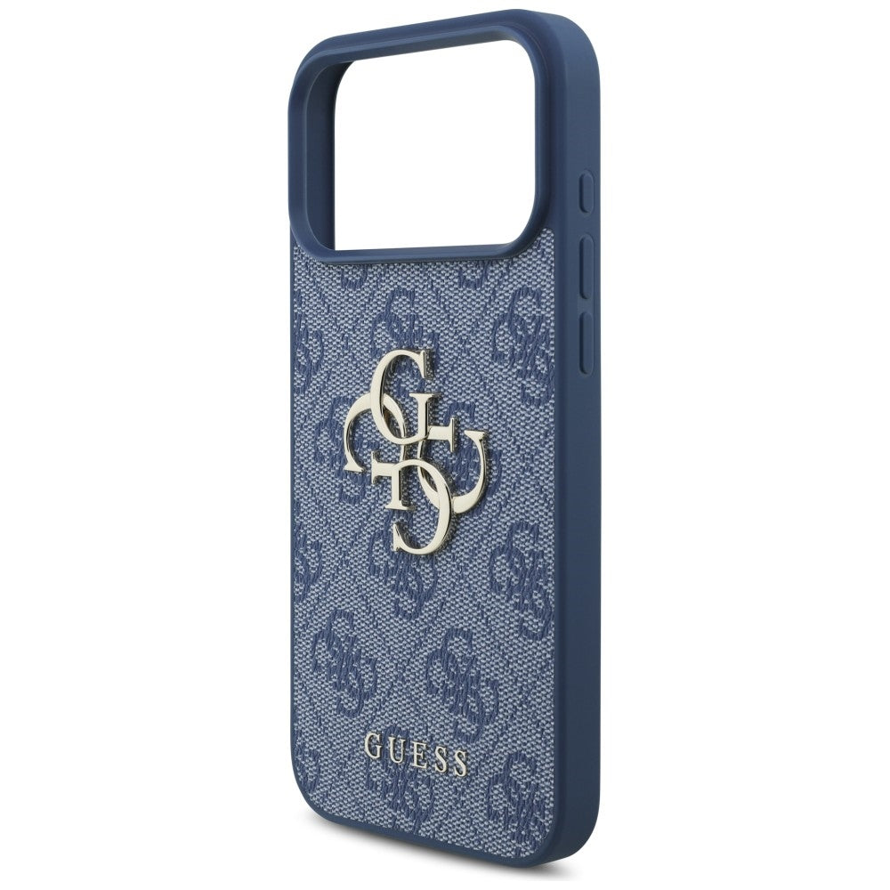 Guess 4G Big Logo dėklas iPhone 17 Pro Max / 18 Pro Max - Mėlynas -- iPhone 17 Pro Max / iPhone 18 Pro Max