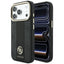 Guess 4G dėklas su Stripe Round ir Classic Logos MagSafe iPhone 17 Pro / 18 Pro - Juodas -- iPhone 17 Pro / iPhone 18 Pro