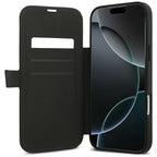Guess Book 4G Metal Logo dėklas iPhone 18 Pro Max / 17 Pro Max - Ruda -- iPhone 18 Pro Max / iPhone 17 Pro Max