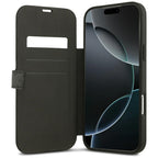 Guess Book 4G Metal Logo dėklas iPhone 18 Pro Max / 17 Pro Max - Juodas -- iPhone 18 Pro Max / iPhone 17 Pro Max