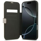 Guess Book 4G Metal Logo dėklas iPhone 18 Pro Max / 17 Pro Max - Rožinė -- iPhone 18 Pro Max / iPhone 17 Pro Max