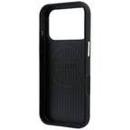 Guess Kevlar Triangle Logo MagSafe dėklas skirtas iPhone 17 Pro / 18 Pro - Black -- iPhone 17 Pro / iPhone 18 Pro