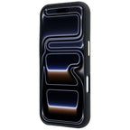 Guess Kevlar Triangle Logo MagSafe dėklas skirtas iPhone 17 Pro Max / 18 Pro Max - Brown -- iPhone 17 Pro Max / iPhone 18...
