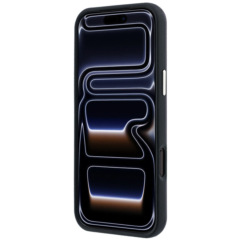 Guess Kevlar Triangle Logo MagSafe dėklas skirtas iPhone 17 Pro Max / 18 Pro Max - Burgundy -- iPhone 17 Pro Max / iPhone...