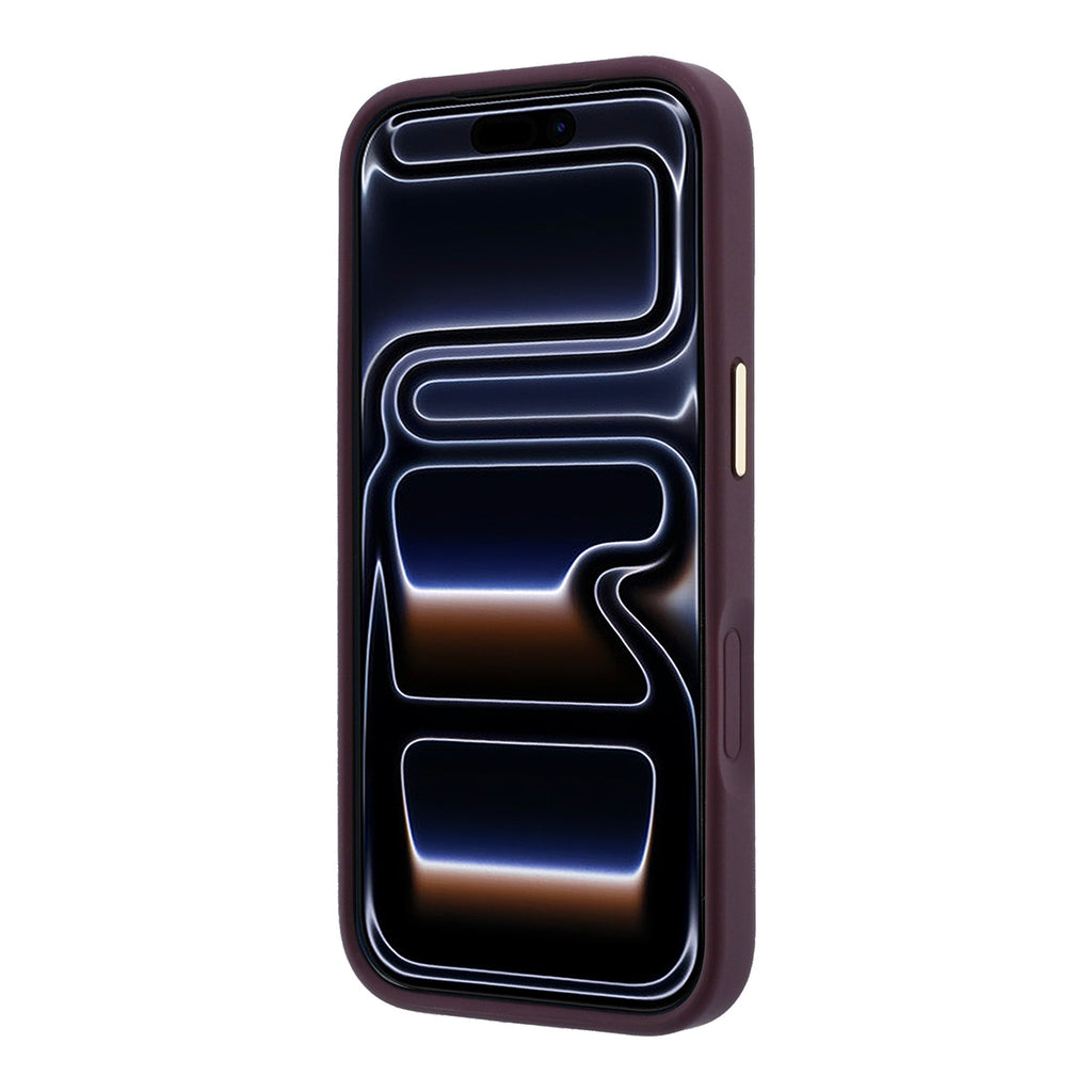 Guess Peony 4G Small Logo MagSafe dėklas iPhone 17 Pro / 18 Pro - Bordelis -- iPhone 17 Pro / iPhone 18 Pro