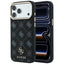 Guess Peony 4G Small Logo MagSafe dėklas iPhone 17 Pro Max / 18 Pro Max - Juodas -- iPhone 17 Pro Max / iPhone 18 Pro Max