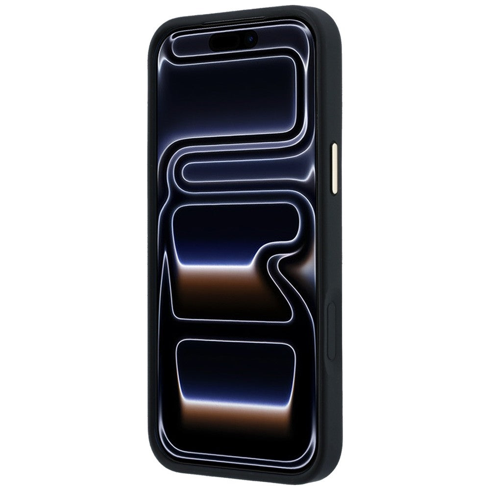 Guess Peony 4G Small Logo MagSafe dėklas iPhone 17 Pro Max / 18 Pro Max - Juodas -- iPhone 17 Pro Max / iPhone 18 Pro Max