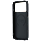 Guess Peony 4G Small Logo MagSafe dėklas iPhone 17 Pro Max / 18 Pro Max - Juodas -- iPhone 17 Pro Max / iPhone 18 Pro Max