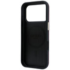 Guess Perforated 4G Aukso Logo Magsafe Dėklas iPhone 18 Pro / 17 Pro - Bordo -- iPhone 18 Pro / iPhone 17 Pro