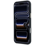 Guess Perforated 4G Gold Logo MagSafe dėklas iPhone 17 Pro Max / 18 Pro Max - Juodas -- iPhone 17 Pro Max / iPhone 18 Pro Max