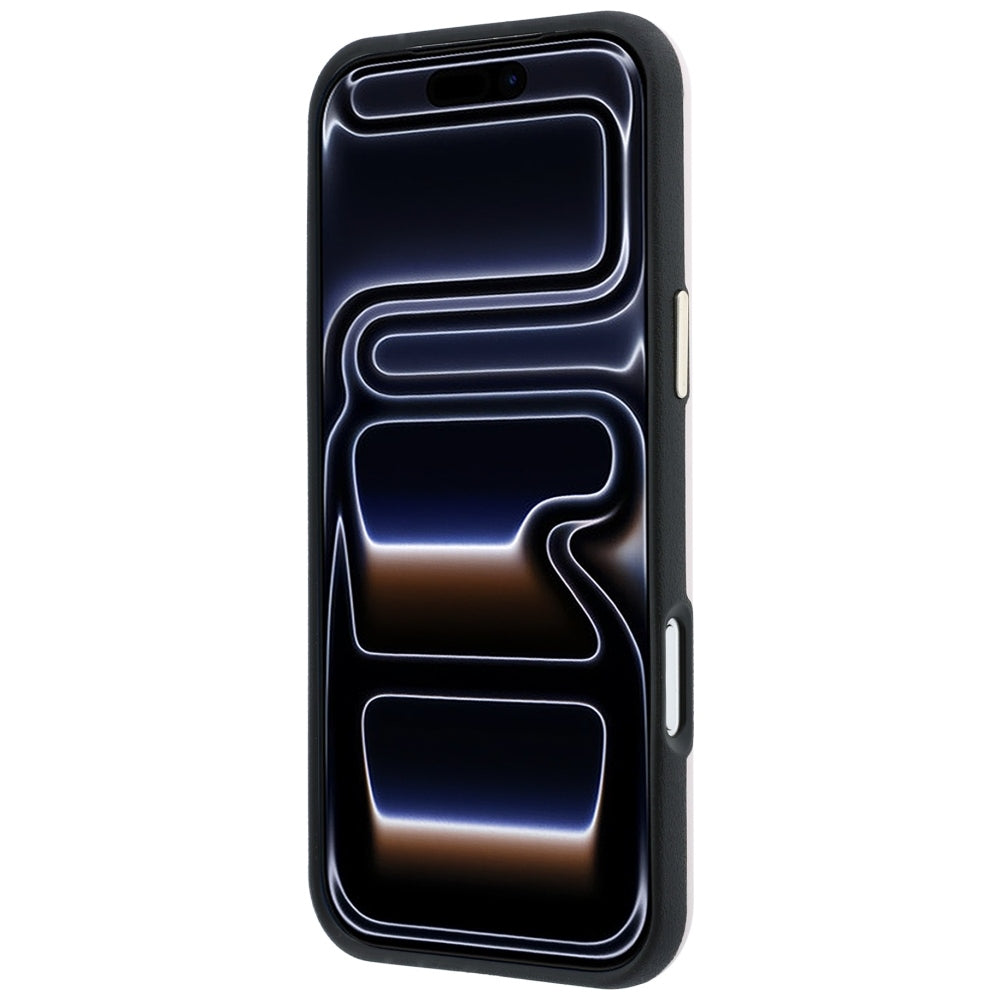 Guess Perforated 4G Gold Logo MagSafe dėklas iPhone 17 Pro Max / 18 Pro Max - Rožinis -- iPhone 17 Pro Max / iPhone 18...