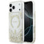 Guess Resin Bottom Glitter MagSafe Case for iPhone 18 Pro Max / 17 Pro Max - Auksinė -- iPhone 18 Pro Max / iPhone 17 Pro Max