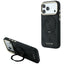 Guess Ring Stand 360 4G Classic Logo MagSafe dėklas iPhone 17 Pro / 18 Pro - Juodas -- iPhone 17 Pro / iPhone 18 Pro
