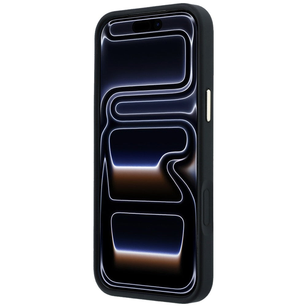 Guess Ring Stand 360 4G Classic Logo MagSafe dėklas iPhone 17 Pro Max / 18 Pro Max - Juodas -- iPhone 17 Pro Max / iPhone...