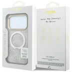Guess Ring Stand 360 4G Classic Logo MagSafe dėklas iPhone 17 Pro Max / 18 Pro Max - rožinė -- iPhone 17 Pro Max / iPhone...
