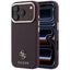 Guess Saffiano Small 4G & Classic Logo MagSafe Case for iPhone 18 Pro / 17 Pro - Vyšnia -- iPhone 18 Pro / iPhone 17 Pro