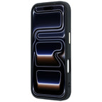Guess Saffiano Small 4G ir Classic Logo MagSafe dėklas iPhone 17 Pro Max / 18 Pro Max - Juoda -- iPhone 17 Pro Max /...