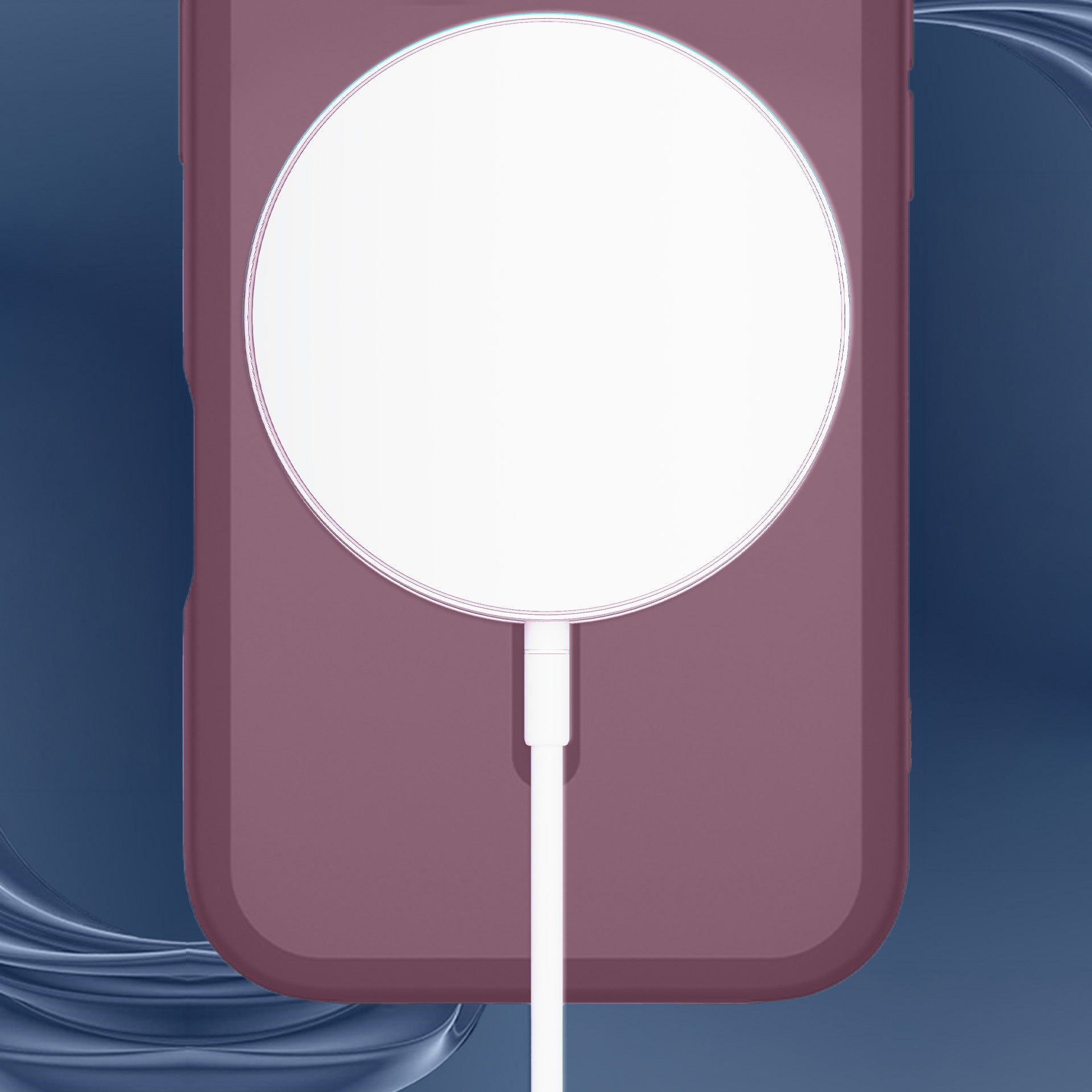 3mk Misty MagCase Deep Cherry dėklas iPhone 17 Pro / 18 Pro - burgundinis -- iPhone 17 Pro / iPhone 18 Pro