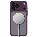 Tech-Protect MagPeak MagSafe CC dėklas iPhone 18 Pro Max / 17 Pro Max - Matinis tamsi vyšnia -- iPhone 18 Pro Max /...