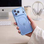 Tech-Protect MagPrime MagSafe CC Dėklas iPhone 18 Pro Max / 17 Pro Max - Matinis Šviesus Mėlynas -- iPhone 18 Pro Max /...