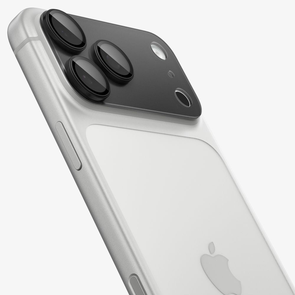 Spigen Optik Pro XL Glas.tR EZ Fit grūdintas stiklas fotoaparato ekrano apsaugiklis skirtas Apple iPhone 18 Pro - Tamsi...