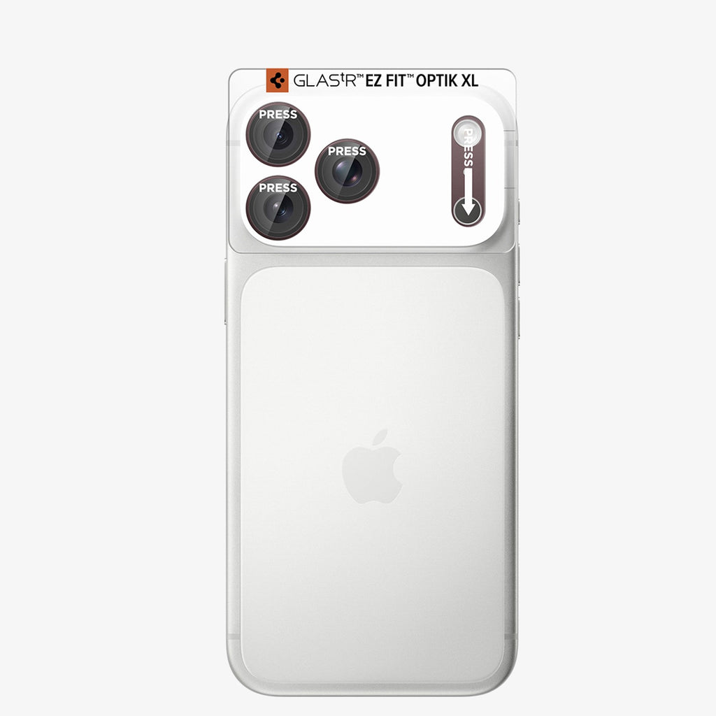 Spigen Optik Pro XL GLAS.TR EZ FIT grūdinto stiklo apsauga iPhone 18 Pro Max - Tamsi vyšnia -- iPhone 18 Pro Max