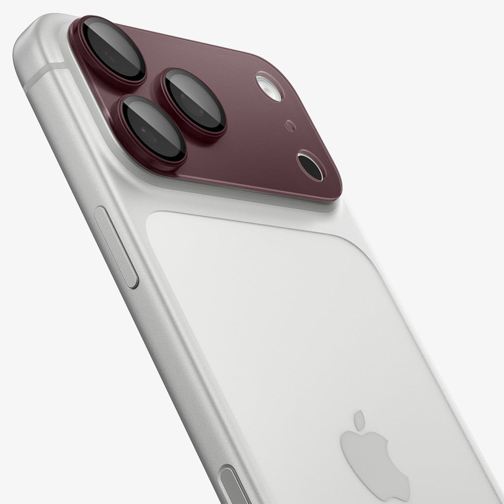 Spigen Optik Pro XL GLAS.TR EZ FIT grūdinto stiklo apsauga iPhone 18 Pro Max - Tamsi vyšnia -- iPhone 18 Pro Max