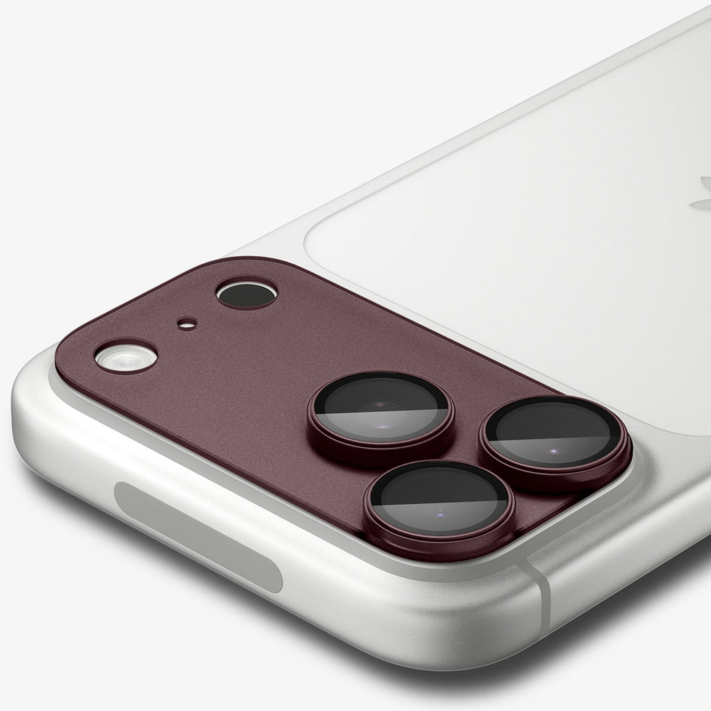 Spigen Optik Pro XL GLAS.TR EZ FIT grūdinto stiklo apsauga iPhone 18 Pro Max - Tamsi vyšnia -- iPhone 18 Pro Max
