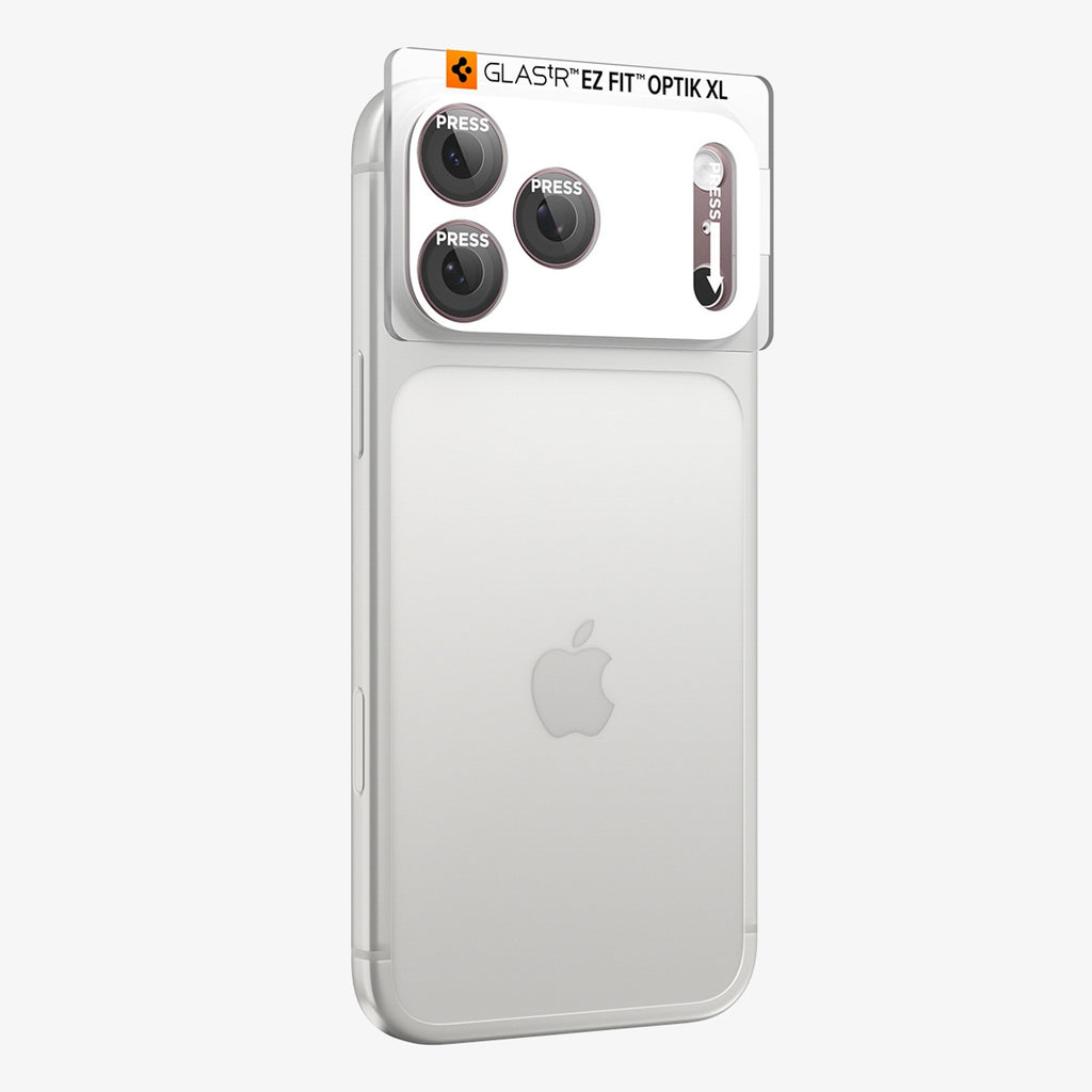 Spigen Optik Pro XL GLAS.TR EZ FIT grūdinto stiklo apsauga iPhone 18 Pro Max - Tamsi vyšnia -- iPhone 18 Pro Max