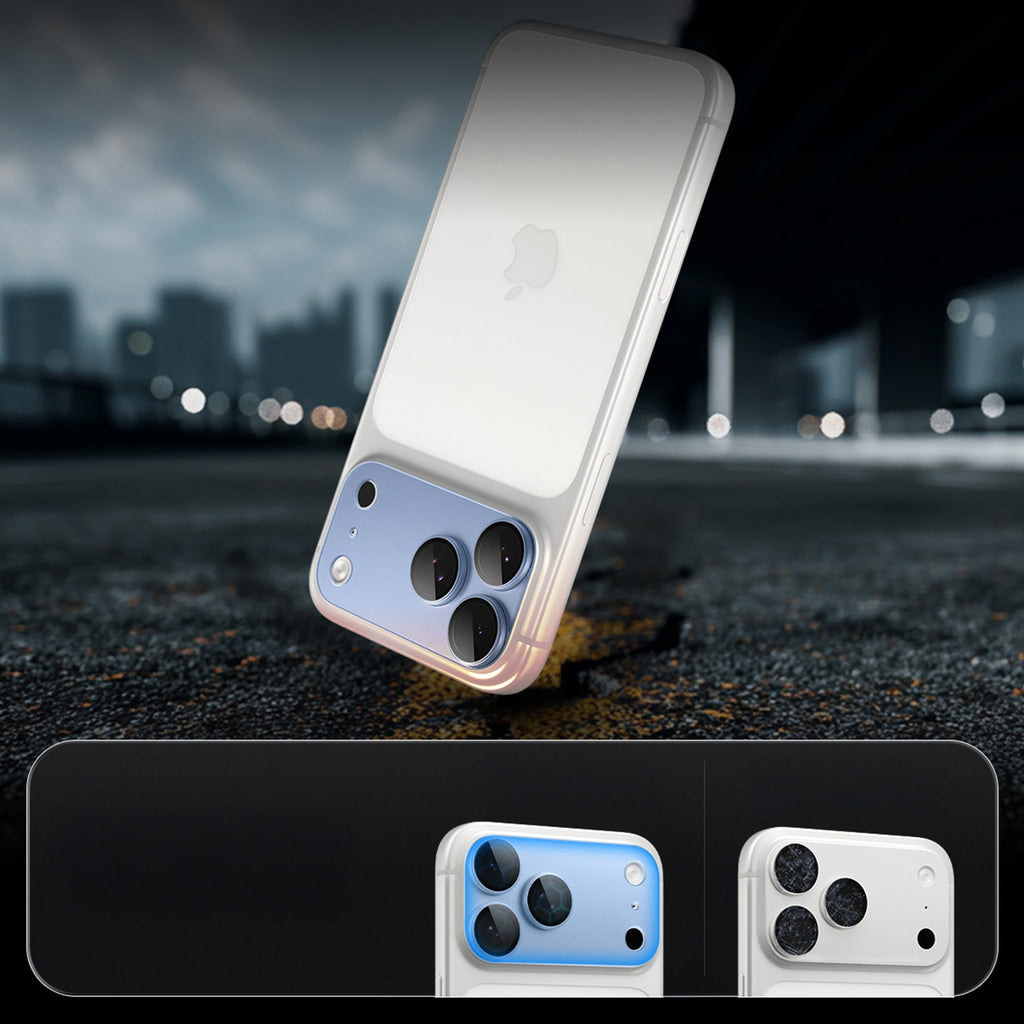 Spigen Optik Pro XL GLAS.TR EZ FIT grūdinto stiklo apsauga iPhone 18 Pro Max - Šviesi mėlyna -- iPhone 18 Pro Max