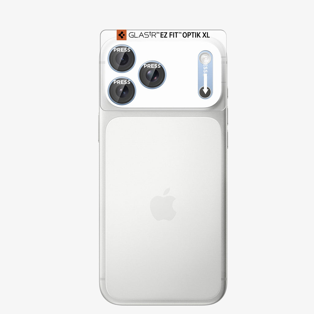 Spigen Optik Pro XL GLAS.TR EZ FIT grūdinto stiklo apsauga iPhone 18 Pro Max - Šviesi mėlyna -- iPhone 18 Pro Max