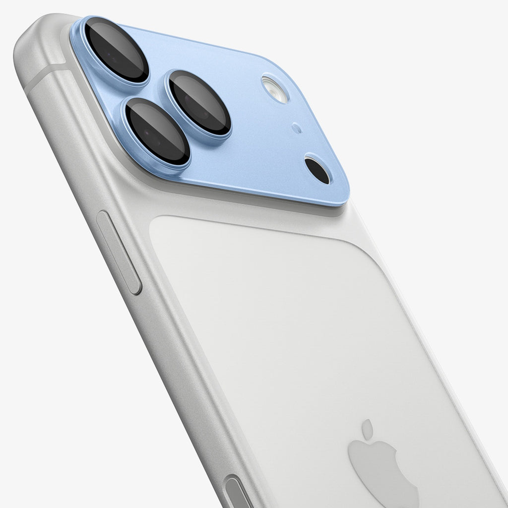 Spigen Optik Pro XL GLAS.TR EZ FIT grūdinto stiklo apsauga iPhone 18 Pro Max - Šviesi mėlyna -- iPhone 18 Pro Max