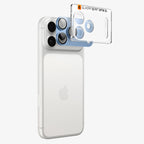 Spigen Optik Pro XL GLAS.TR EZ FIT grūdinto stiklo apsauga iPhone 18 Pro Max - Šviesi mėlyna -- iPhone 18 Pro Max
