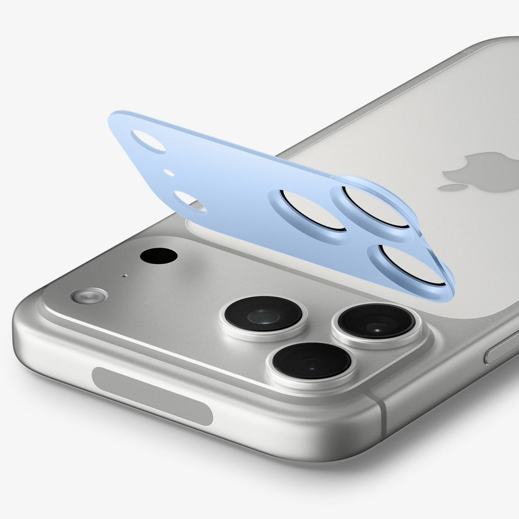 Spigen Optik Pro XL GLAS.TR EZ FIT grūdinto stiklo apsauga iPhone 18 Pro Max - Šviesi mėlyna -- iPhone 18 Pro Max