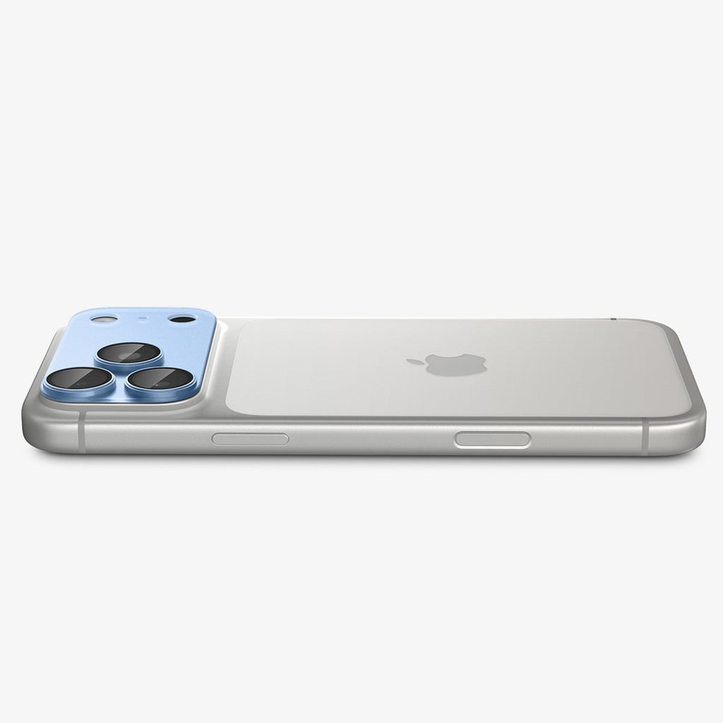 Spigen Optik Pro XL GLAS.TR EZ FIT grūdinto stiklo apsauga iPhone 18 Pro Max - Šviesi mėlyna -- iPhone 18 Pro Max