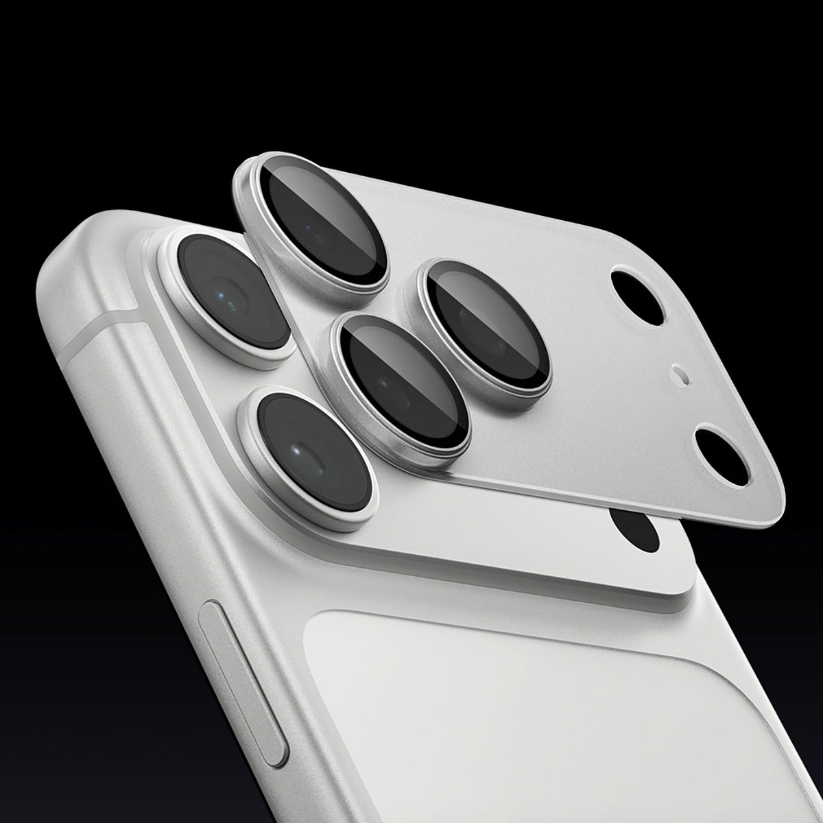 Spigen Optik Pro XL GLAS.TR EZ FIT grūdinto stiklo apsauga iPhone 18 Pro Max - Sidabrinė -- iPhone 18 Pro Max