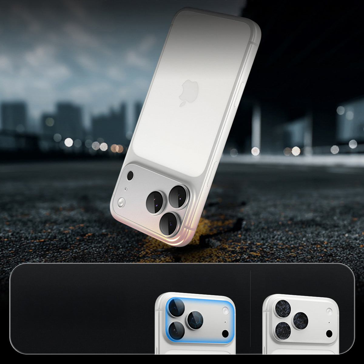Spigen Optik Pro XL GLAS.TR EZ FIT grūdinto stiklo apsauga iPhone 18 Pro Max - Sidabrinė -- iPhone 18 Pro Max