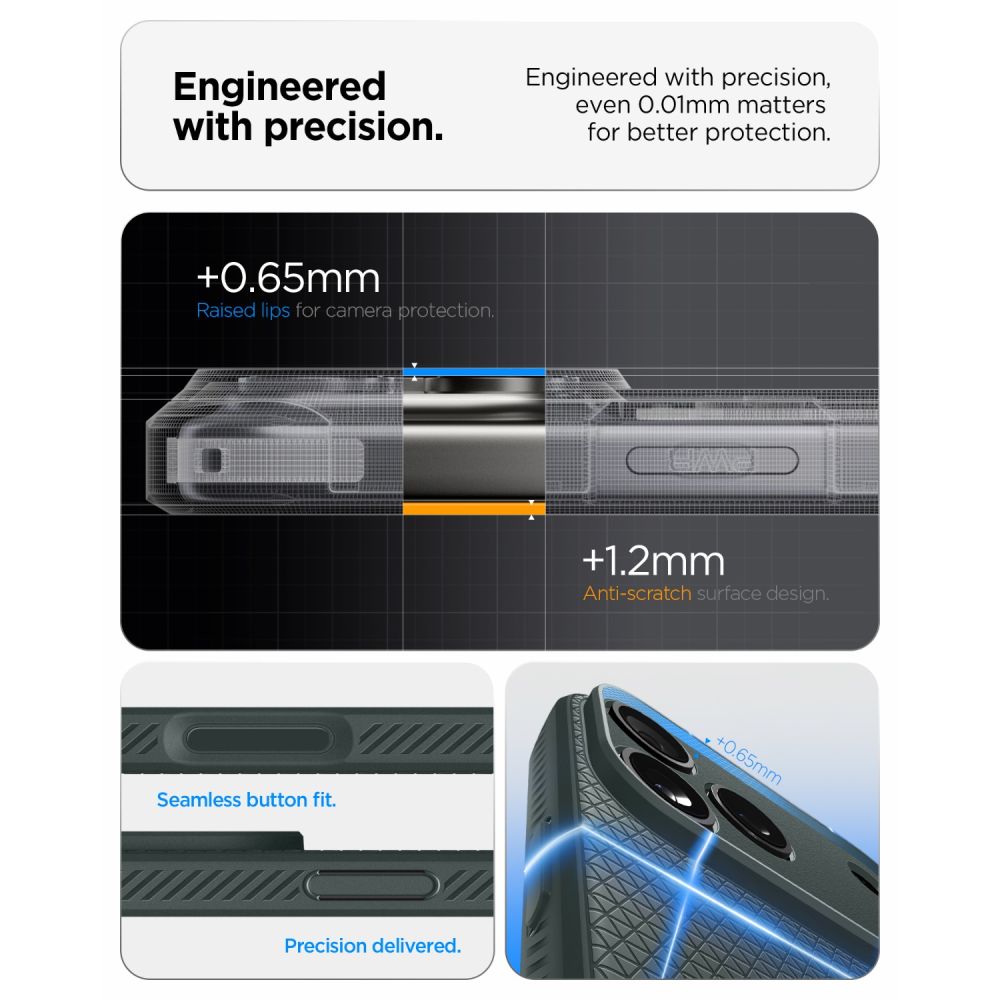 Spigen Athlex Air dėklas iPhone 18 Pro / 17 Pro - žalias -- iPhone 18 Pro / iPhone 17 Pro