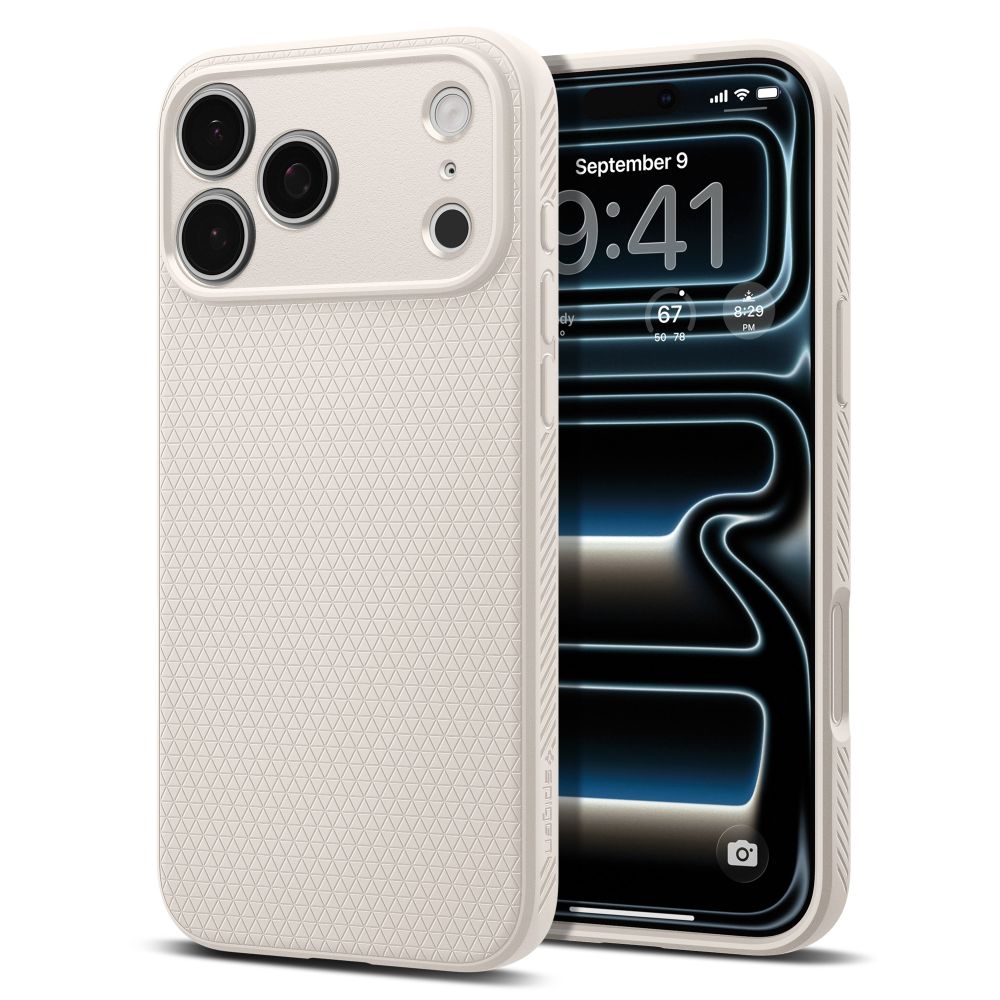 Spigen Liquid Air dėklas iPhone 18 Pro / 17 Pro - titanas -- iPhone 18 Pro / iPhone 17 Pro