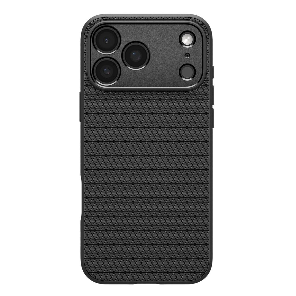 Spigen Liquid Air dėklas iPhone 18 Pro Max / 17 Pro Max - Matinis juodas -- iPhone 18 Pro Max / iPhone 17 Pro Max