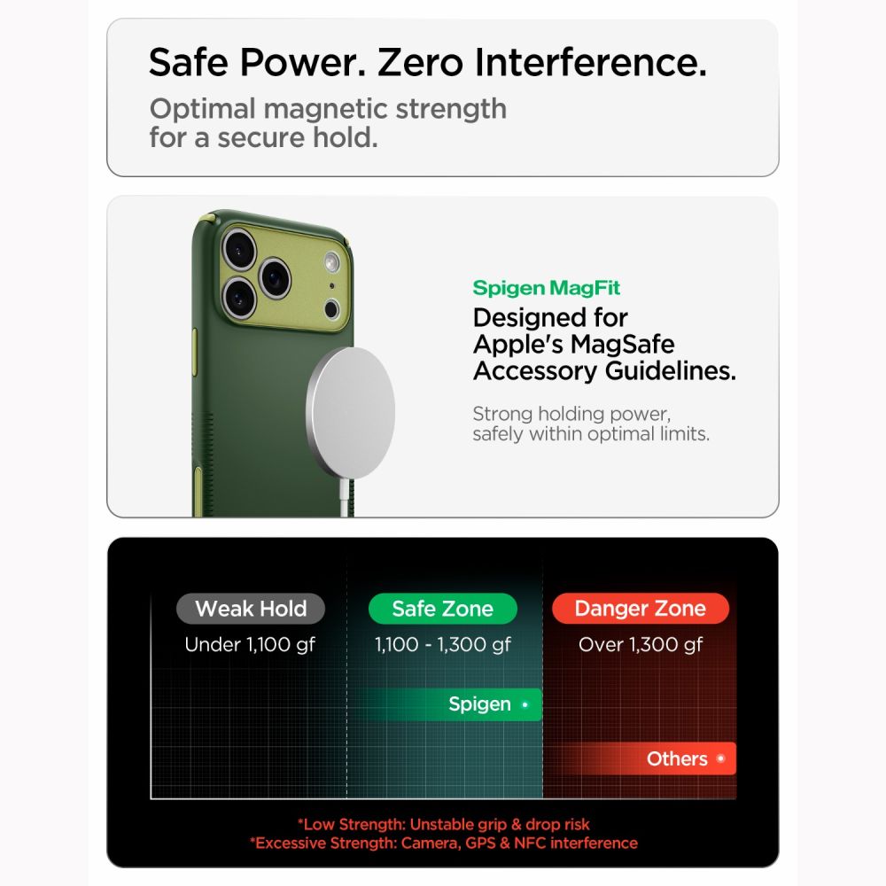 Spigen Nano Pop MagSafe dėklas iPhone 18 Pro / 17 Pro - Žalia -- iPhone 18 Pro / iPhone 17 Pro